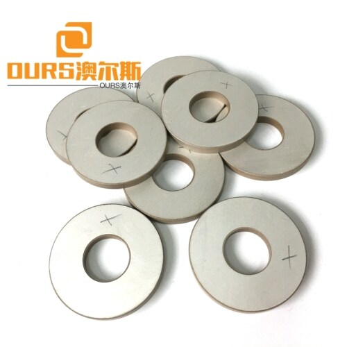 38*15*5mm Ring Piezoelectric Ceramic Materials High Heat Resistance For Ultrasonic Cleaning Oscillator