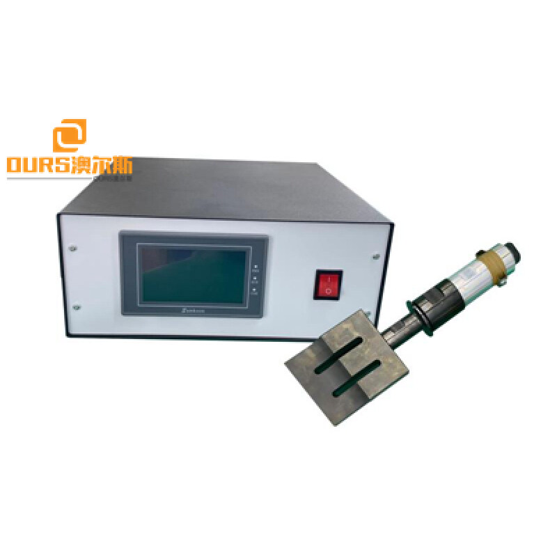 20KHz 2000W ultrasonic welding machine N95 ear band welding generator and transducer with 110*20mm horn