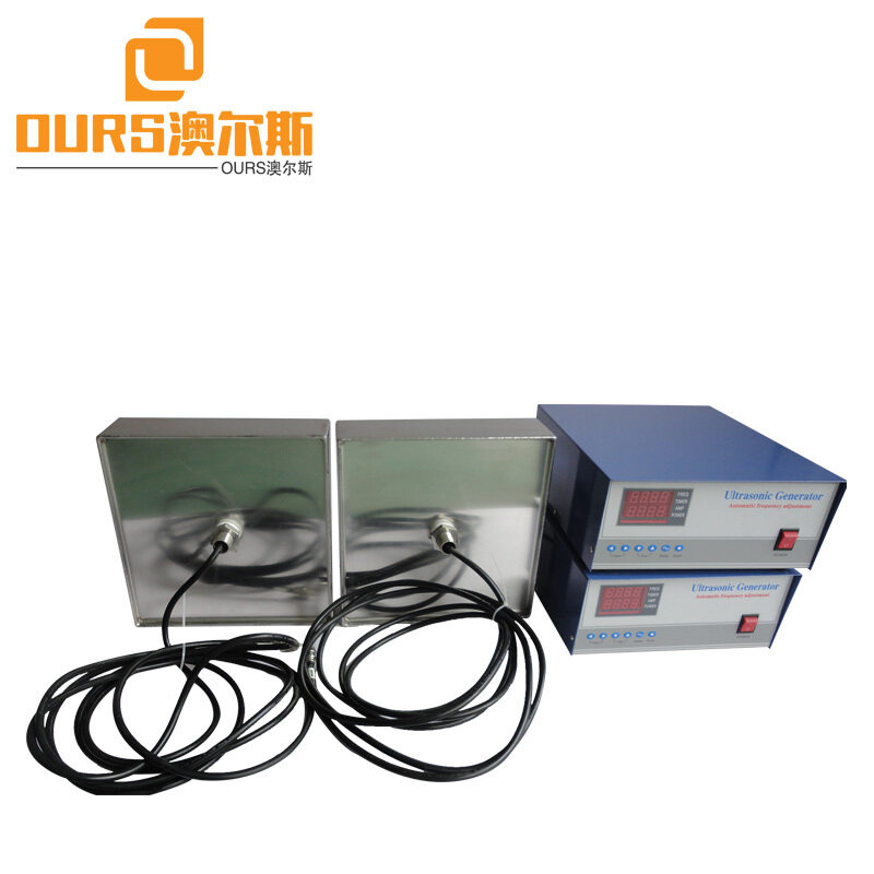 5000W Waterproof Transducer Submersible Ultrasonic Transducer With Generator For Industrial  Cleaning