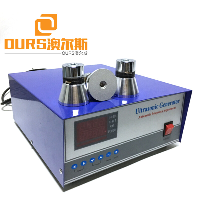 17khz,20khz,25khz,28khz,33khz,40khz Frequency adjustable Power ultrasonic generator with sweep function