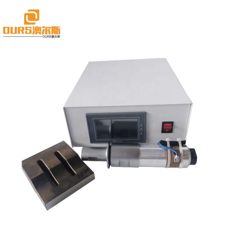 CE Standard Ultrasonic Welding Generator And Transducer With 110x20mm Horn For Masks KF94 Ear Strap Welding