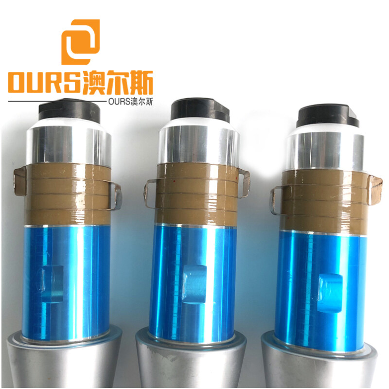 15KHZ Ultrasonic Welding Piezoelectric Transducer With Booster For plastic welding