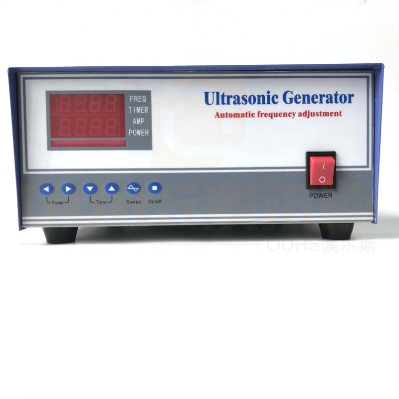 Sweep Model Ultrasonic Cleaner Power Control Box Ultrasonic Cleaning Power Generator 40K/120K Industrial Cleaner Power Supply