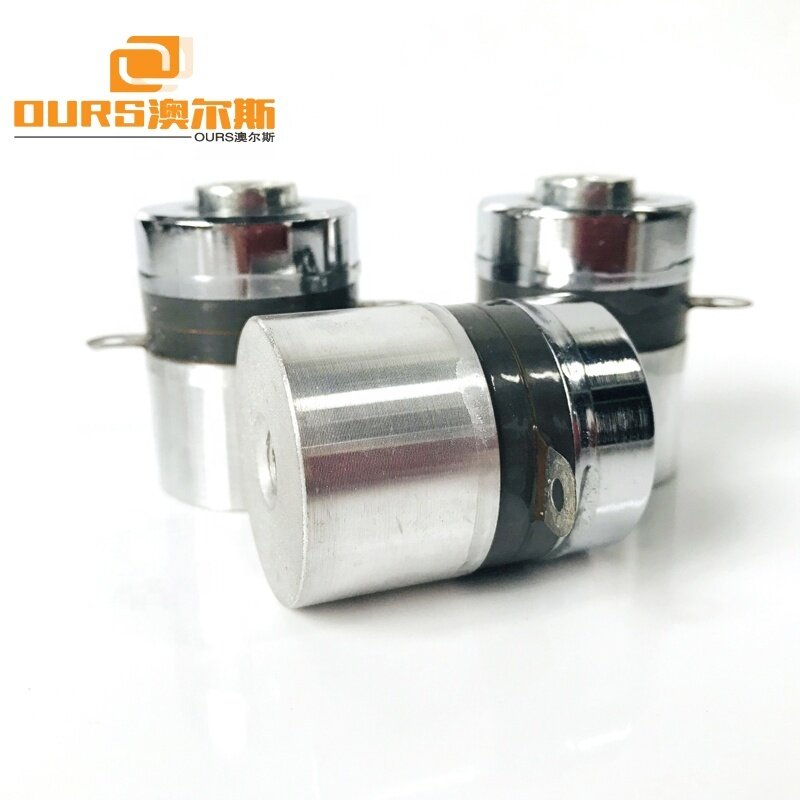 High Frequency Piezoelectric Ultrasonic Transducer 100KHz 60W Used To Industrial Ultrasonic Cleaner