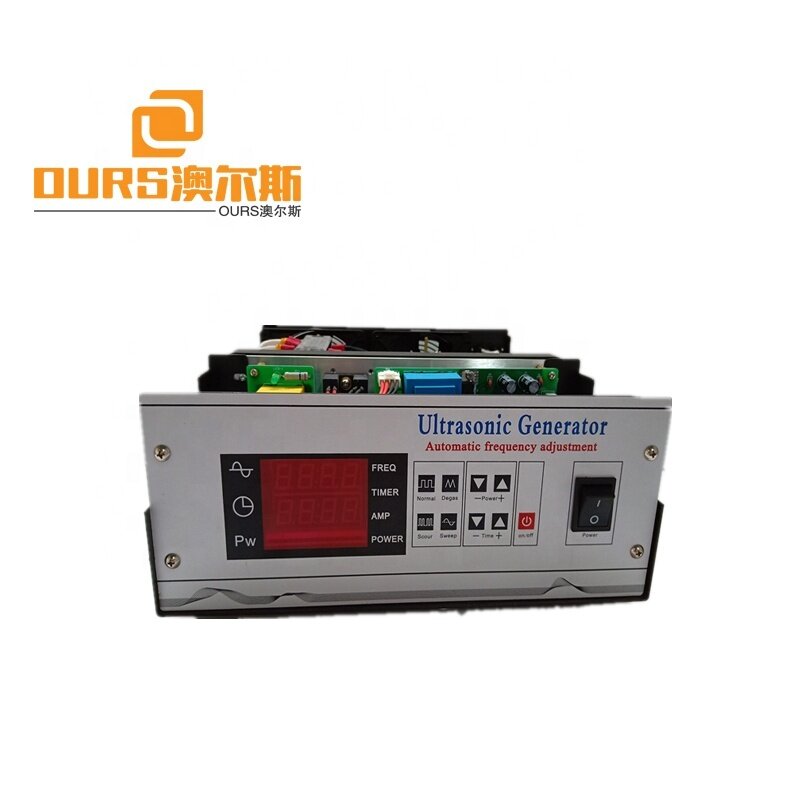 600w Pulse Ultrasonic cleaning Generator 20-40khz frequency adjustable