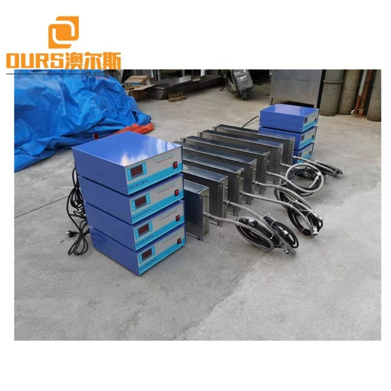 Sweep Frequency Generator Control Ultrasonic Transducer Box For Machinery Repair Shops/Manufacturing Plant Parts Cleaning