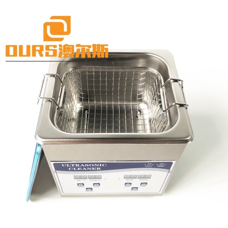 Tabletop 2 Volume Super Ultrasonic Cleaning Machine With  Heating Power For Silver Jewelry Cleaning