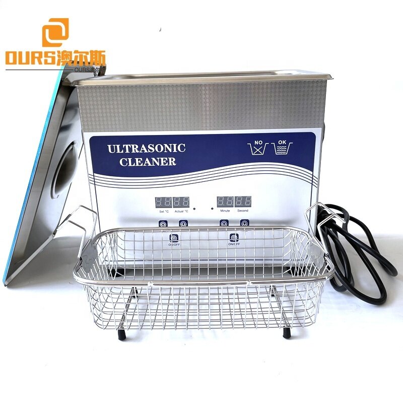 120W Ultrasonic Power And Time Adjustable Table Ultrasonic Cleaner 40KHZ Korean Market Coffee Cup Washer