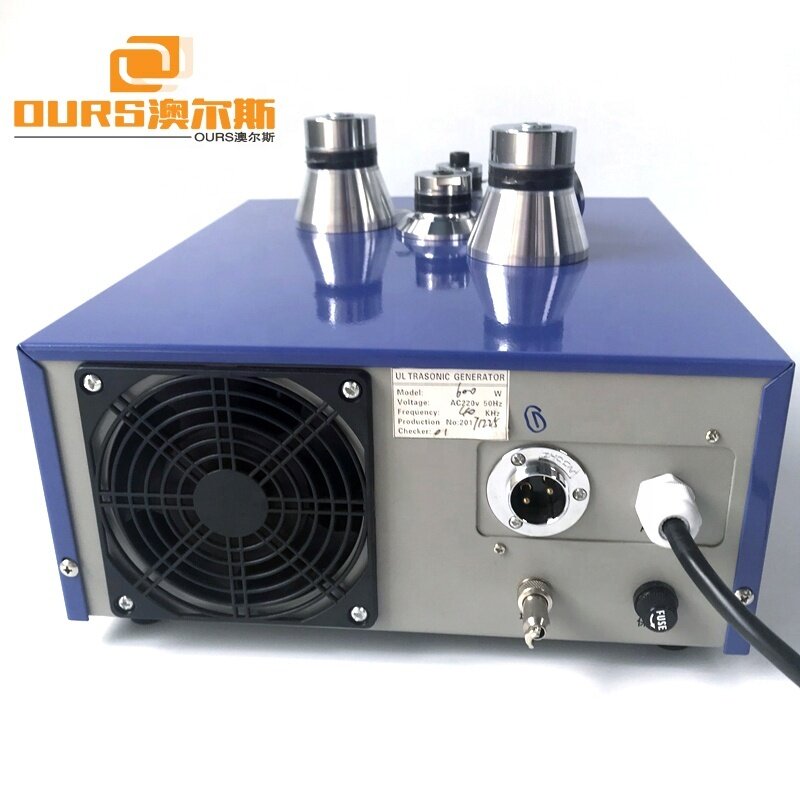 600W Piezoelectric Ultrasonic Generator 40KHz/60KHz/80KHz/120KHz Multi Frequency Ultrasonic Generator For Cleaning