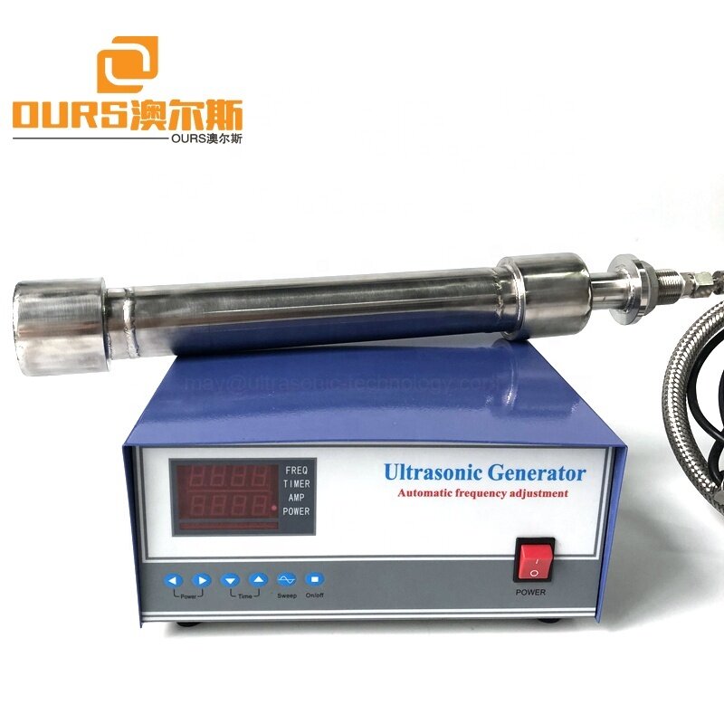 Refining / Catalyzing/Mixing Tubular Ultrasonic Reaction Instrument 1000W Biodiesel Industry Tubular Ultrasonic Transducer