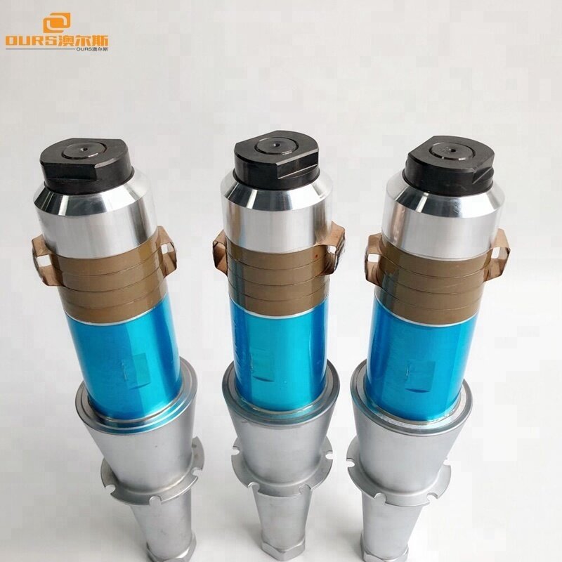 1500W 15khz High Power Ultrasonic Welding Transducer with booster for plastic welding machine