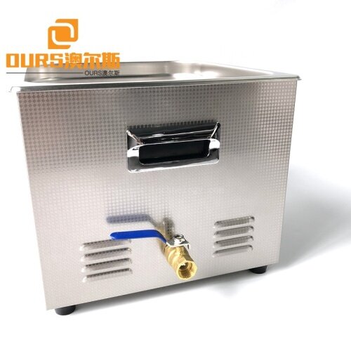 15L CE Ultrasonic Transducer Bath Sonicator With SUS Basket For Lab Hospital Industry  Industrial Ultrasonic Vibration Cleaner
