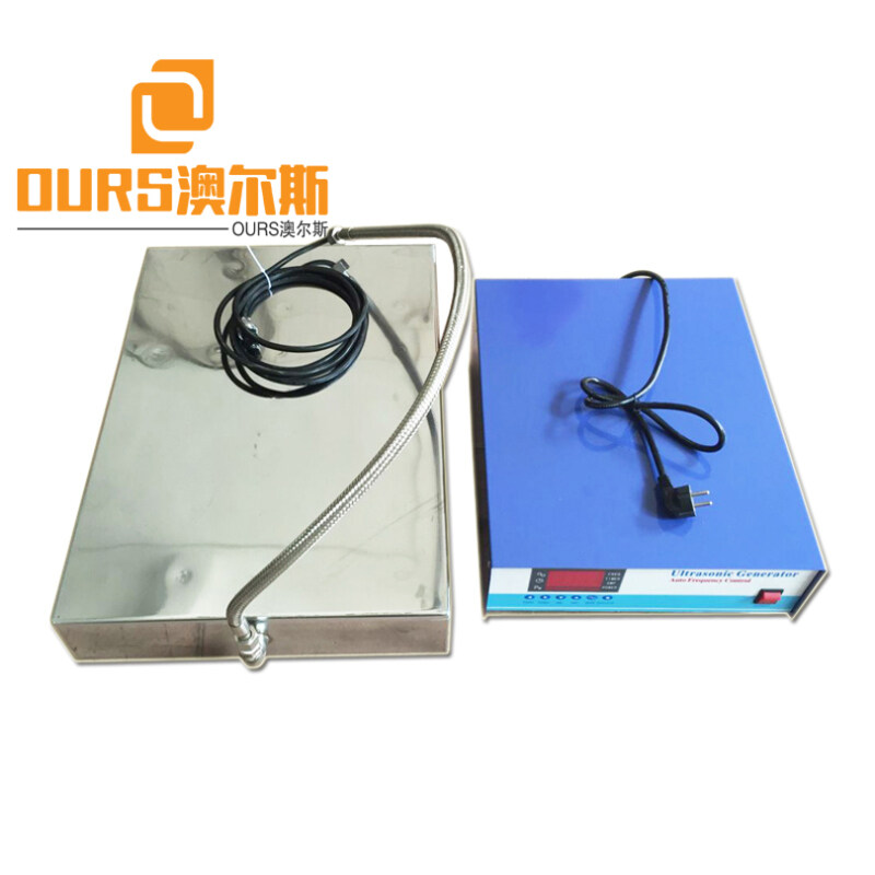 1500W High Vibration Power Submersible Transducer Box Ultrasonic With Hooks For Hanging It Into The Ultrasonic Tank