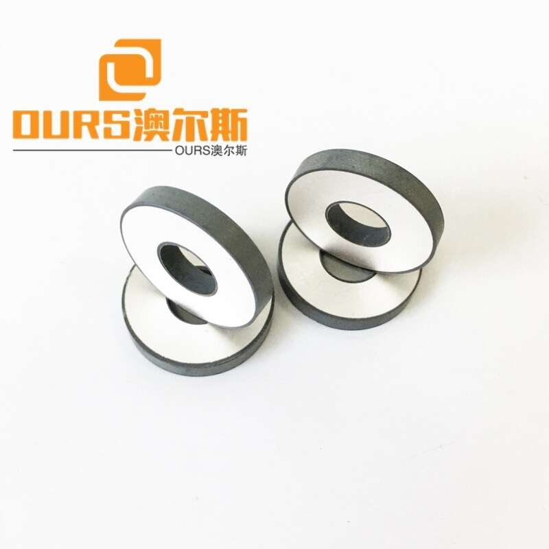 35X15X5MM Pzt8 or PZT4 Material Piezoelectric Ceramic Materials Ring Vibrator For Cleaning