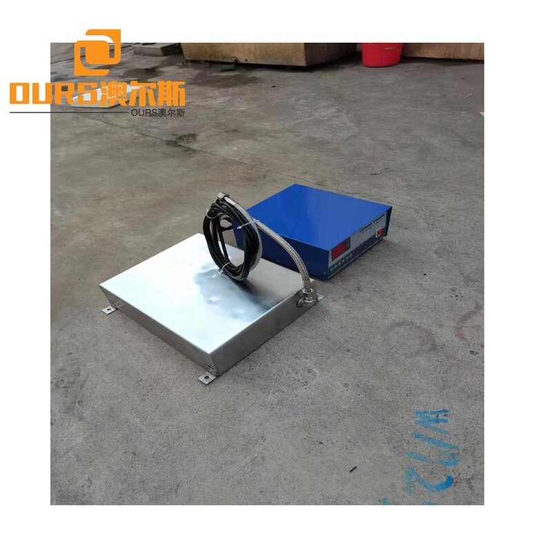 Waterproof Ultrasonic Cleaning Transducer Vibration Plate 28KHZ  As Locomotive Internal Combustion Engine Part Clean System