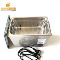 220V Or 110V Stainless Steel 120W Ultrasonic Cleaner With Display Ultrasonic Electric Shaver Heads Cleaning Machine
