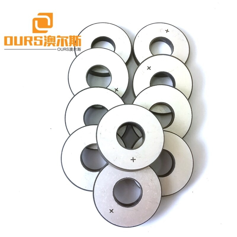 38.1*13*6.35mm PZT-4 Material Piezoelectric Ceramic Disc For 40KHz Ultrasonic Cleaner Transducer