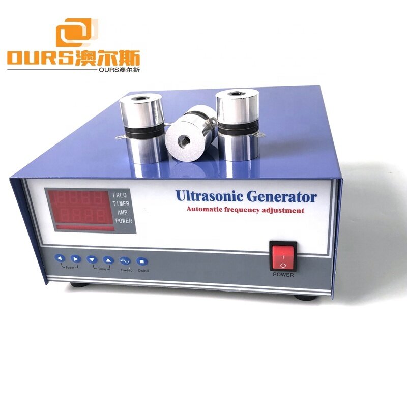 1500W Ultrasonic Cleaning Transducer Generator 40KHz or 28KHz Piezoelectric Ultrasonic Generator For Cleaner
