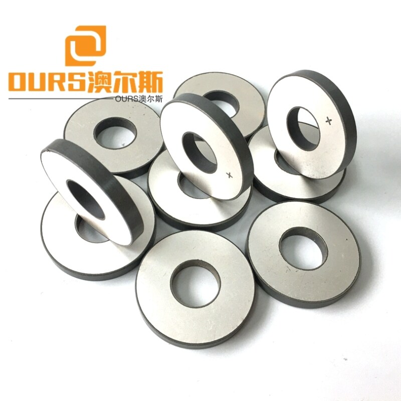 38*15*5mm Ring Piezoelectric Ceramic Materials High Heat Resistance For Ultrasonic Cleaning Oscillator