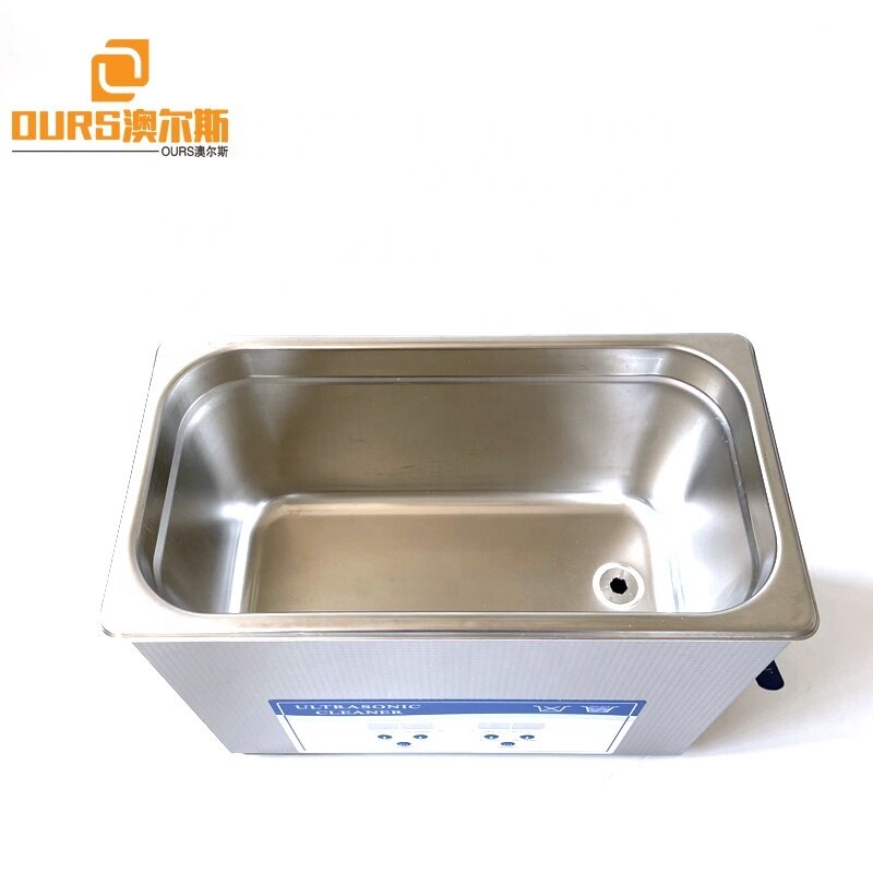 Hardware Mechanical Screw Ultrasonic Digital Cleaning Machine 6L Washing Bath With Stainless Steel Filter Basket