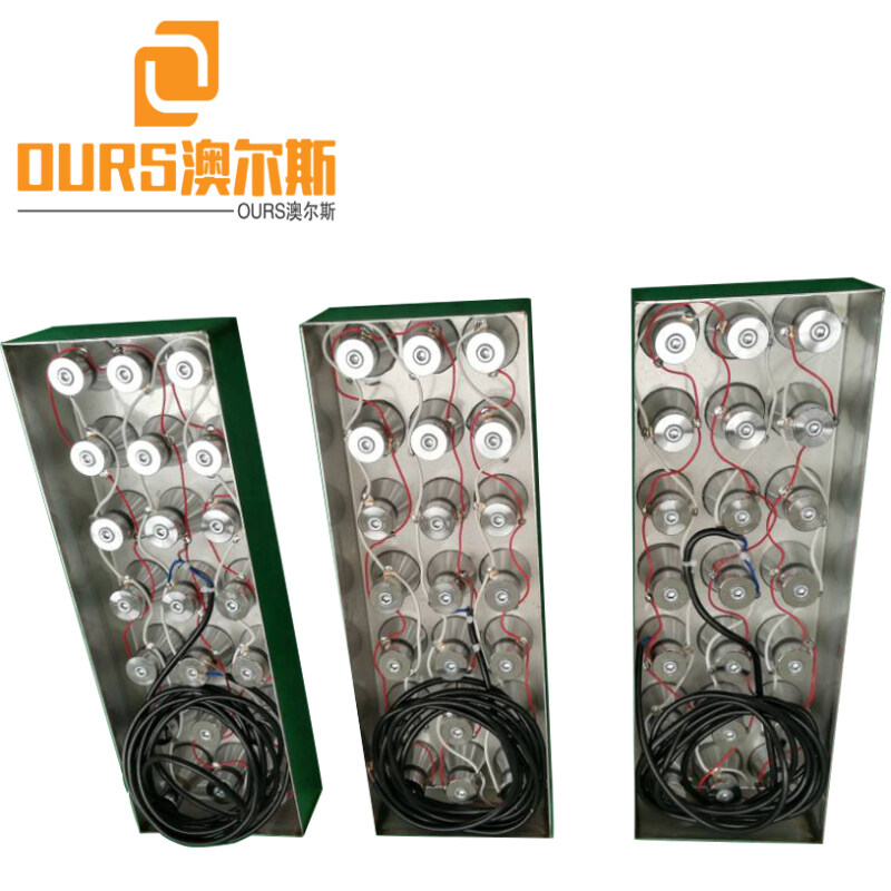 60Khz High frequency 1000W Waterproof Immersible Ultrasound Transducer Board For Parts Cleaning