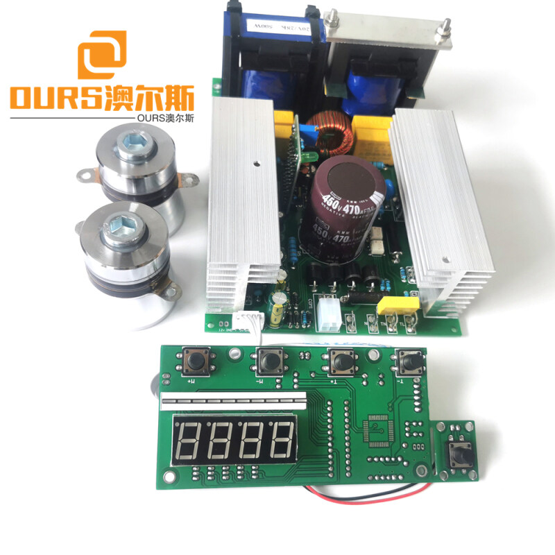 Ultrasonic Generator PCB Application Ultrasonic Cleaning  40khz Display Board Optional 200w