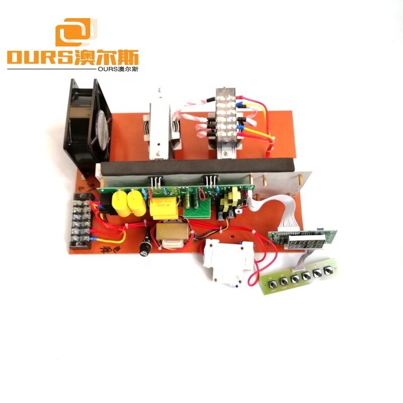 1500W Digital Display Variable Frequency Ultrasonic Generator Circuit 17-40KHz Cleaner Tank Ultrasound Signal Power Board