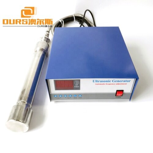1500W Immersion Submersible Ultrasonic Vibration Rods 25KHz  Ultrasonic Tube Reactor With Generator