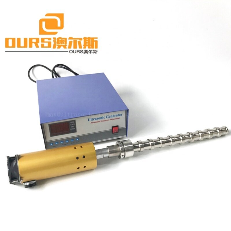Ultrasonic Generator And Titanium Alloy Reactor 20K Signal Wave Ultrasonic Reactor/Vibration Rod 500W As Industry Mixing Device