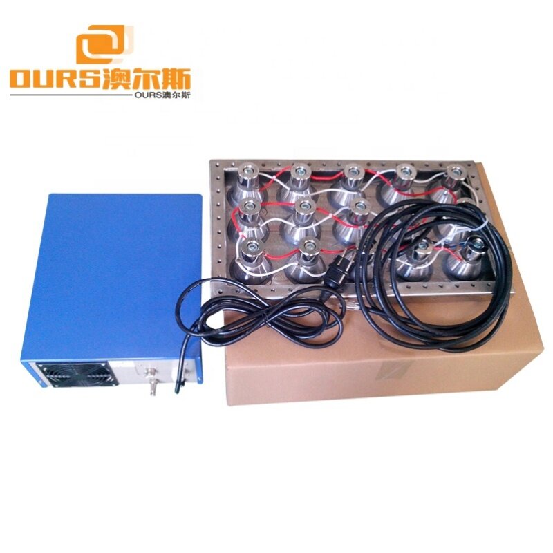 600W Immersible Ultrasonic Transducer Box 20KHz/28KHz/33KHz/40KHz Immersible Ultrasonic Cleaning Transducer