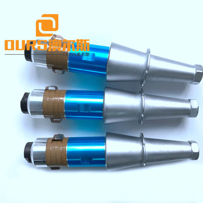 20khz 2000w Non-woven fabric Ultrasound ultrasonic welding transducer and Boosters for plastic welding