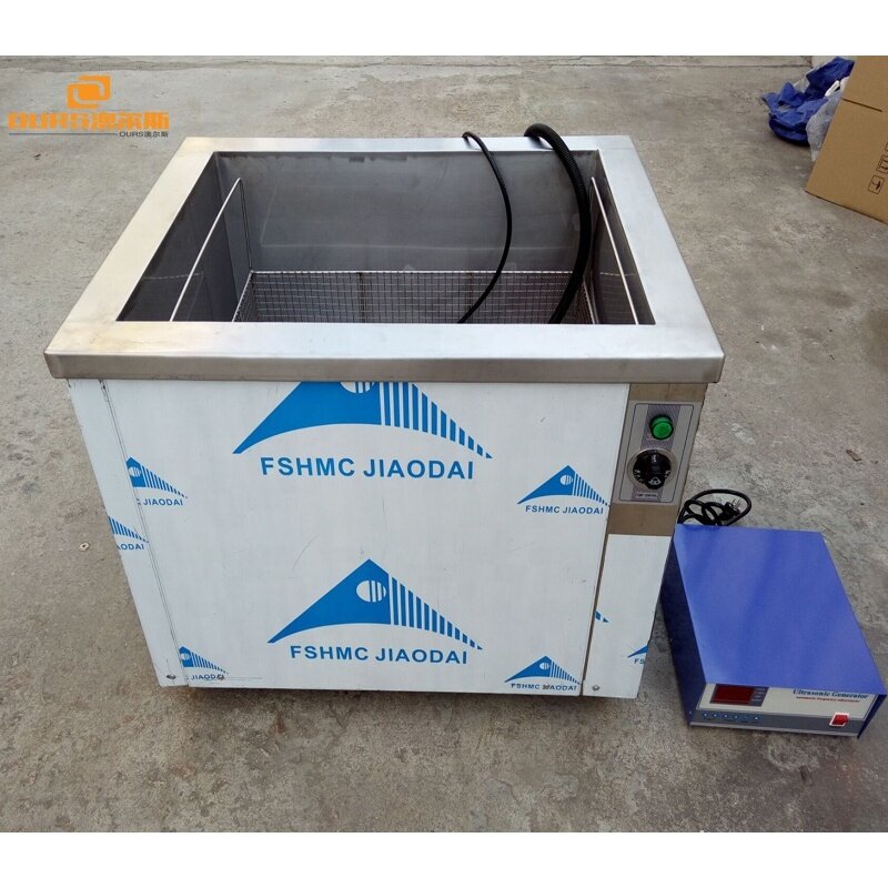 316 Stainless Steel Industrial Ultrasonic Cleaner For Aircraft Parts Oil / Coolant Removal Frequency 28KHZ AC220V