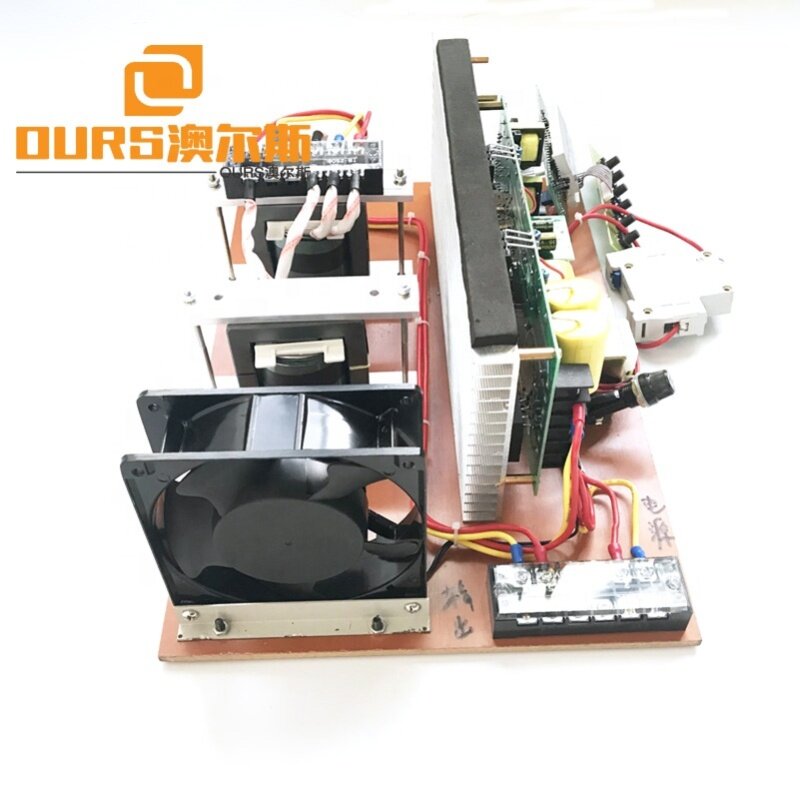17K/20K/25K/28K/33K/40K/48K Frequency Adjustable Ultrasonic Generator PCB Cleaning Transducer Ultrasonic Generator 2800W