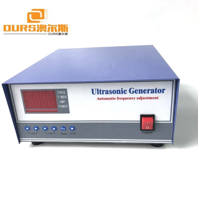 1800W Power Ultrasonic Cleaning Generator Smart With Ultrasonic Plate For Cleaning Tank