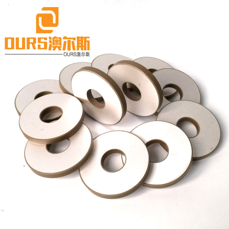 38*15*5mm PZT 4 or PZT8 Piezo Ceramic Element Ring Used In 60W Ultrasonic Cleaning Transducer