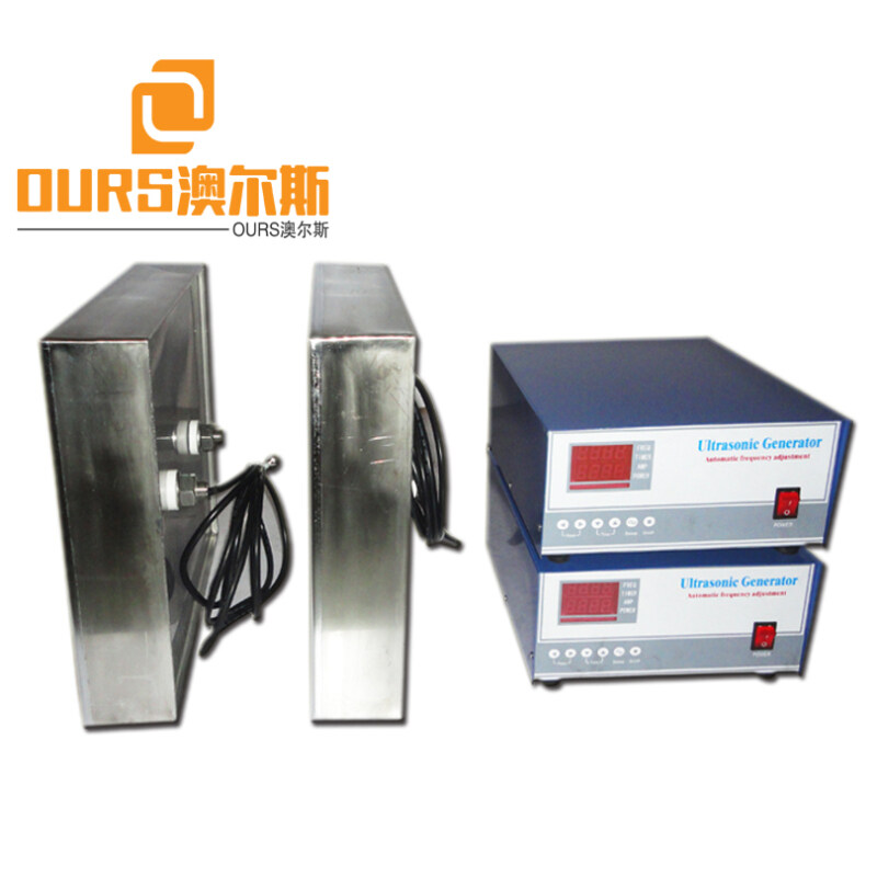 28Khz  2400W Submersible Ultrasonic Transducers Pack with Generator Control For Exsisting Tank