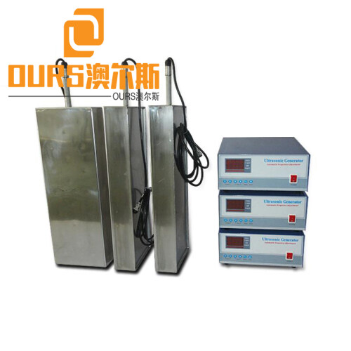 5000W Bottom Type Or Side-mounted Immersible Ultrasonic  Vibration Plate For Cleaning Aluminum Blocks