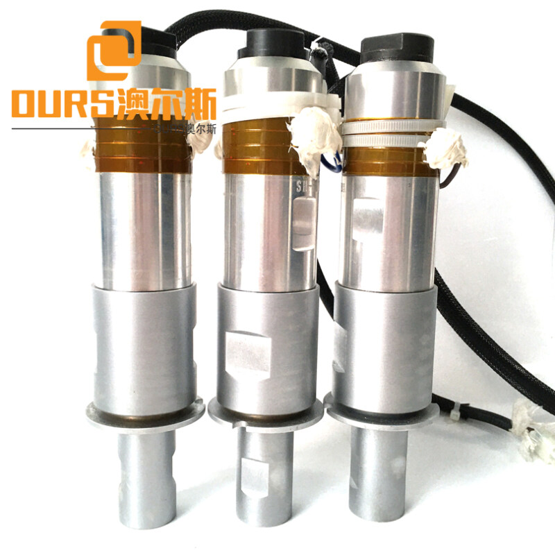 1000W 20khz PZT4 Or PZT8 Ultrasonic Welding Converters And Booster For Ultrasonic Sealing Equipment