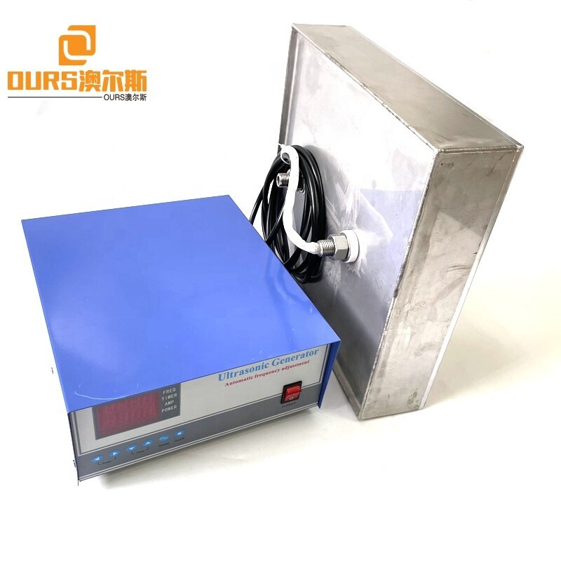 Factory Customized 1200W 28KHZ Waterproof Submersible Ultrasonic Cleaning Transducer Machine For Washing Automobile Pump Oil