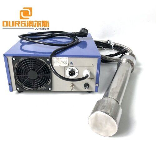 316 Stainless Steel Piezo Ultrasonic Cleaning Pipeline Transducer 300W Underwater Tubular Ultrasound Reactor For Industrial