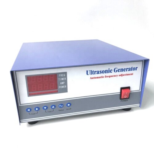 Timer And Power Adjustable Ultrasonic Cleaning Generator 2000W For Driver Ultrasonic Submersuble Transducer Pack