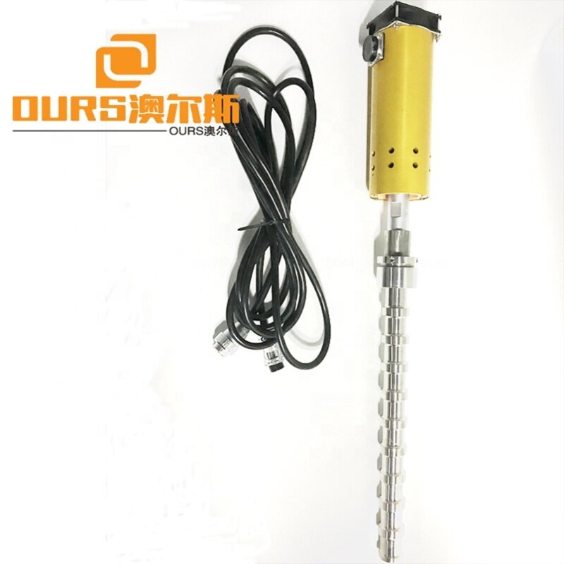 Ultrasonic Generator And Titanium Alloy Reactor 20K Signal Wave Ultrasonic Reactor/Vibration Rod 500W As Industry Mixing Device