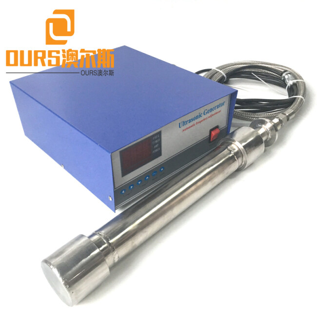 SS316 stainless steel Tubular Transducer Ultrasonic Reactor Cleaning Or Refinement Of Scavenge Oil And Palm Oil
