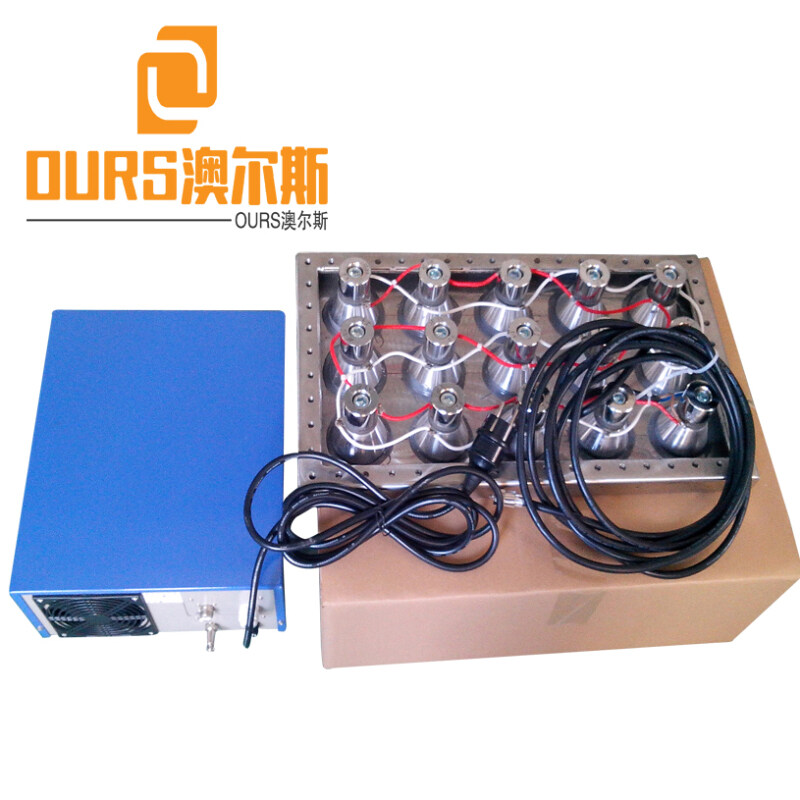 50KHz High Frequency Submersible Ultrasonic Immersible Transducer Box with Rigid Pipe 1000W