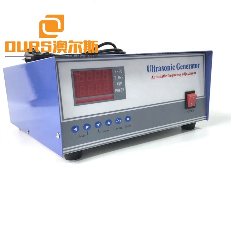 Cavitation Vibration Wave Washer Ultrasonic Pcb Generator 20-40K Single Frequency Ultrasonic Cleaning PCB Power Box 1500W Output
