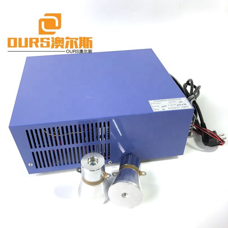 20K-40K Frequency Conversion RS485 Ultrasound Transducer Sonicator Ultrasonic Frequency Generator Box 3000W Waveform Export