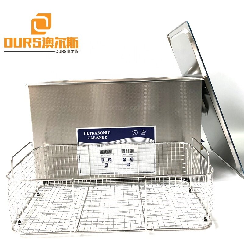 Time And Temperature Controllable Ultrasonic Cleaner 40KHZ 600W Ultrasonic Industrial Cleaning Equipment  For Glasses Cleaning