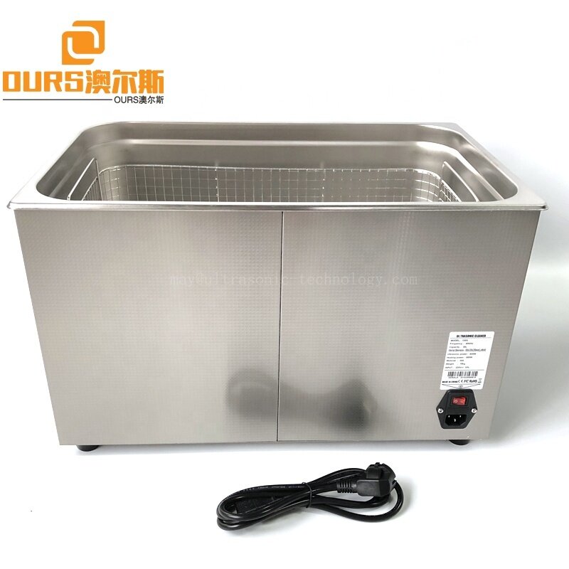 30L Car Parts/Screw Parts Ultrasonic Cleaner Machine 1 Year Warranty 600W 220V With Cleaning Tank And Steel Basket