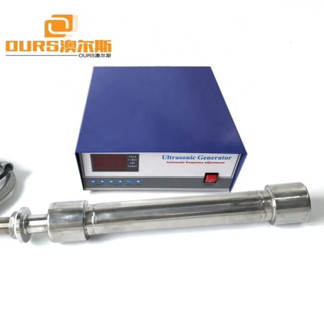 1000W 25-27KHz Waterproof Ultrasonic tube Reactor For Biodiesel With Driver Power Supply