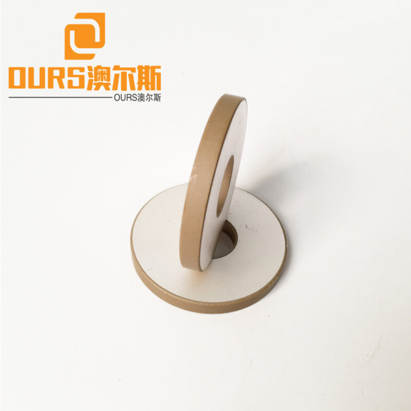 38*15*5mm PZT 4 or PZT8 Piezo Ceramic Element Ring Used In 60W Ultrasonic Cleaning Transducer
